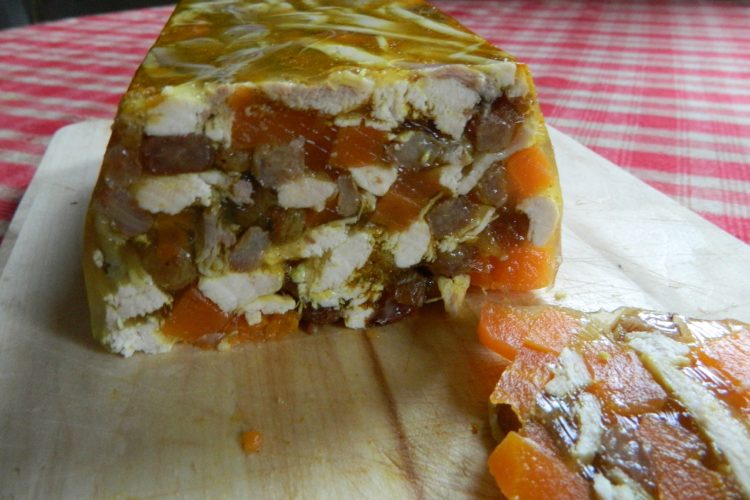 Recette terrine de poulet en gelée