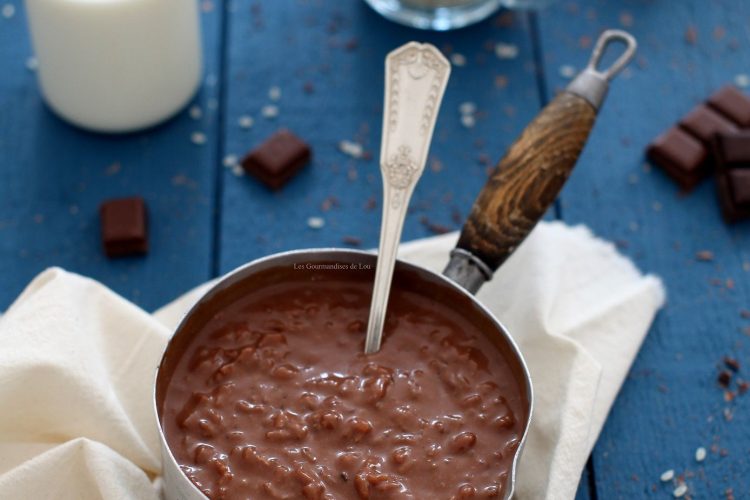 Riz au lait au chocolat