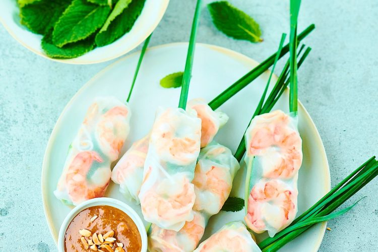 Rouleaux de printemps aux crevettes et au porc