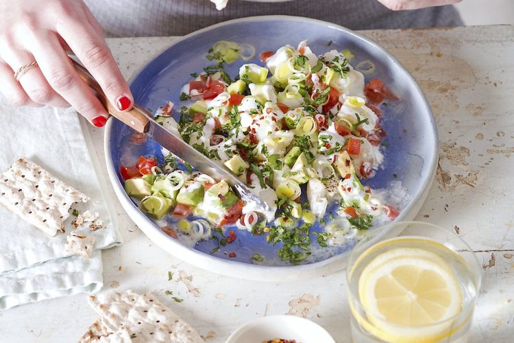 Salade comme un ceviche