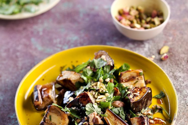 Salade d’aubergines à l’orientale