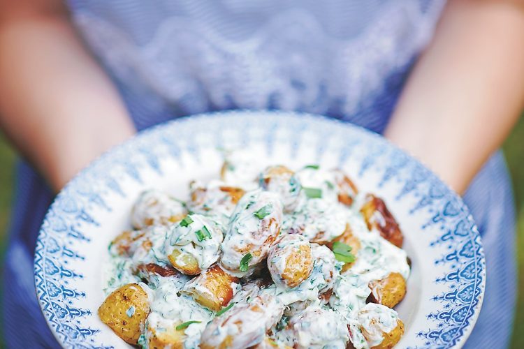 Salade de grenaille à la crème