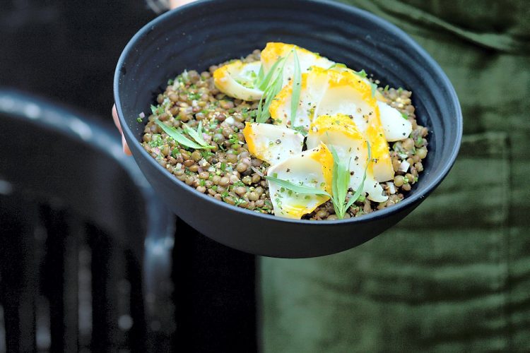 Salade de lentilles au haddock