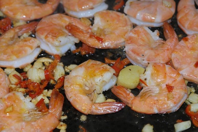 Gombos de crevettes