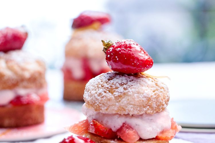 Shortcakes à la fraise