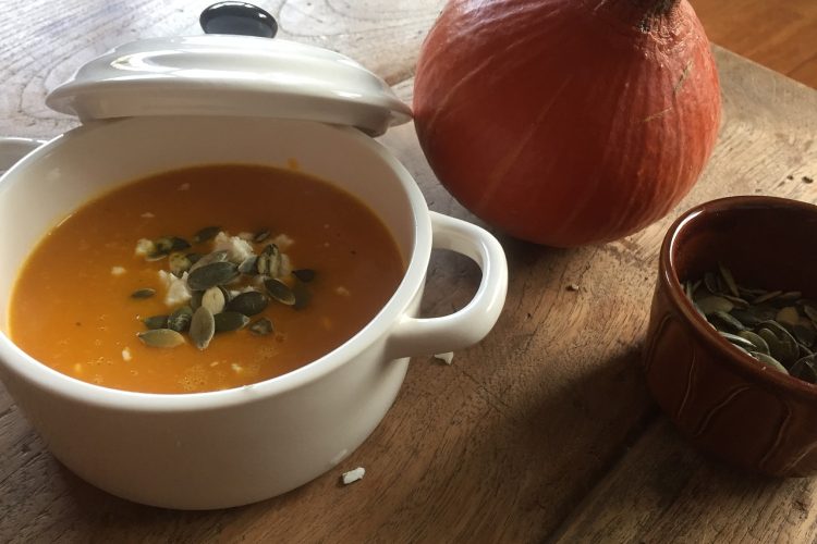 Recette soupe de potiron et châtaignes