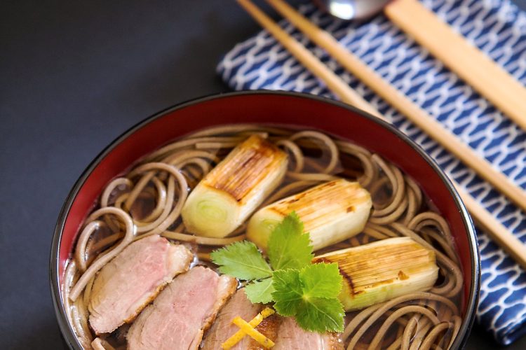 Soupe de soba au canard