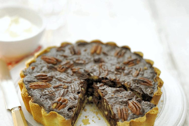 Tarte au chocolat et aux noix de pécan