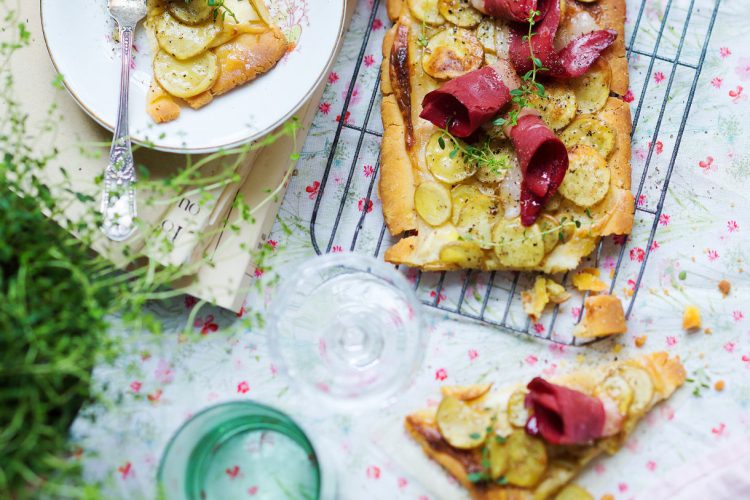 Tarte aux pommes de terre et mascarpone