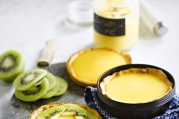 Tartelettes au lemon curd et au kiwi