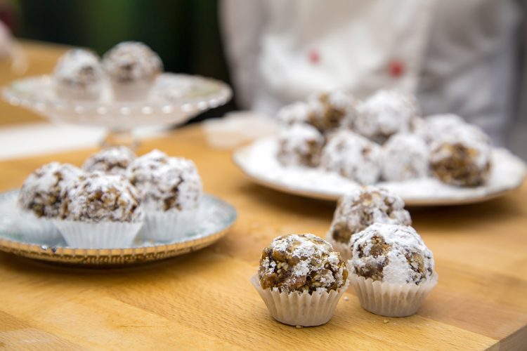 Truffes grecques aux figues séchées