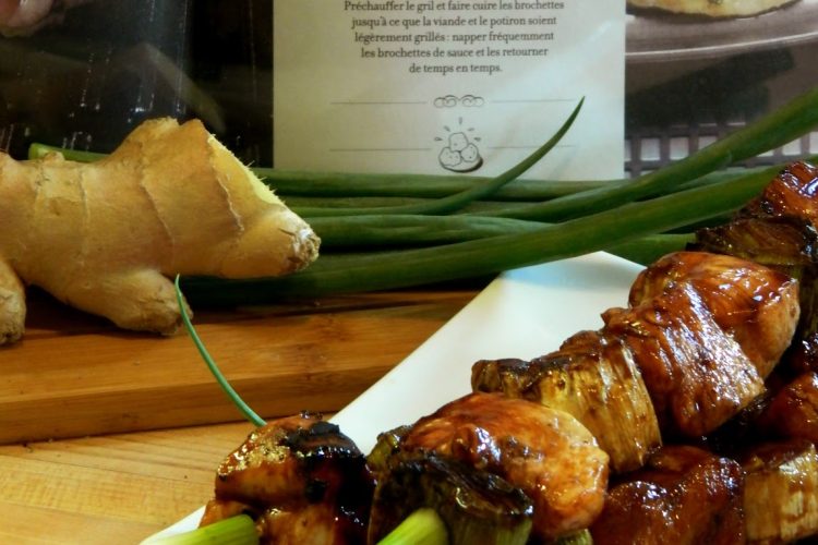 Yakitori poulet-poireaux