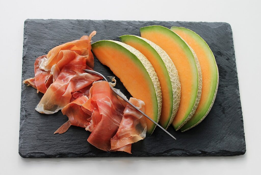 jambon avec melon