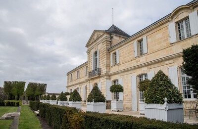 Façade Château vignoble autour