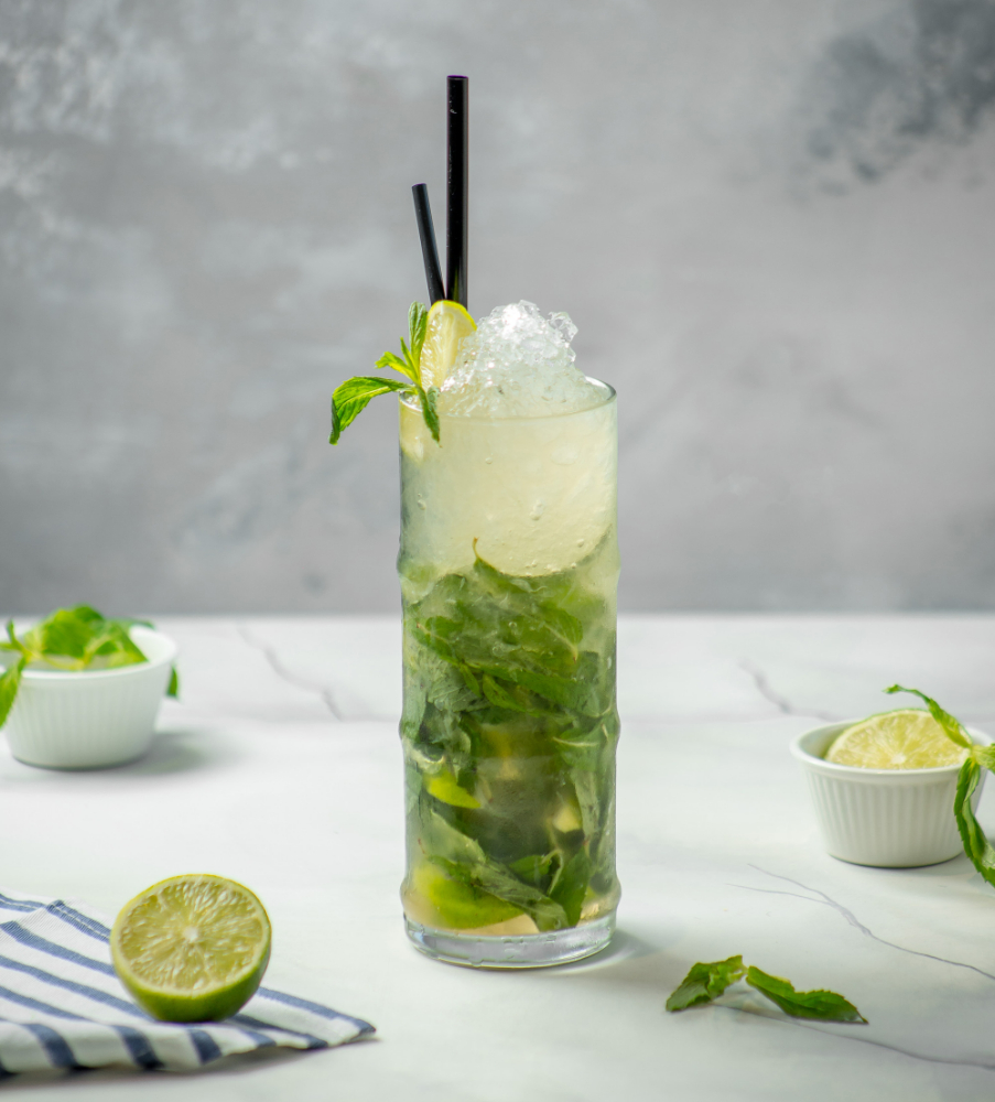 un verre de mojito