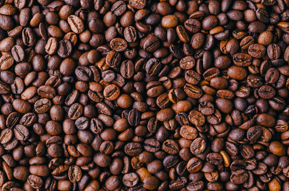des grains de café