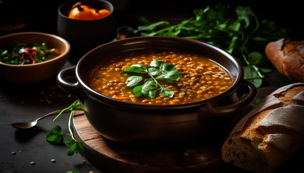 Image dahl soupe lentilles indienne