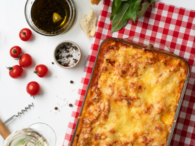 Gratin de Crozets au fromage