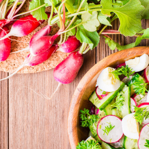 Salade radis pommes