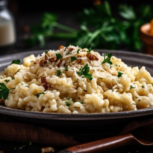 assiette de risotto