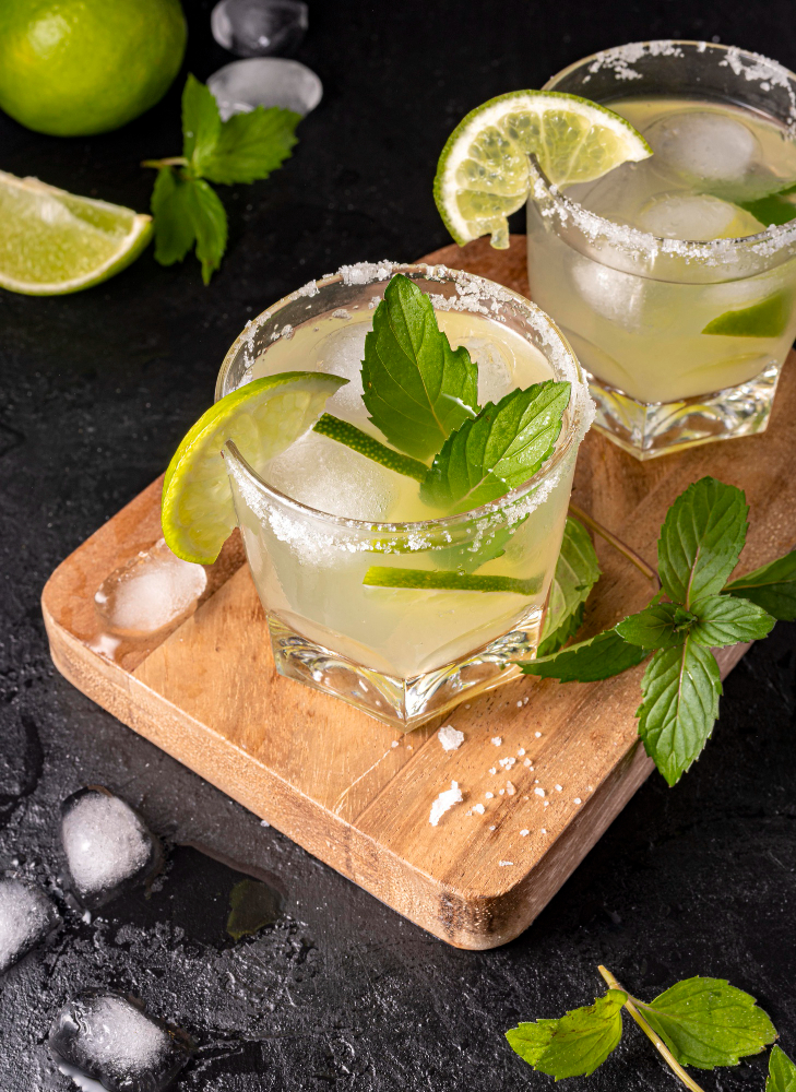 Mojito sur un plateau