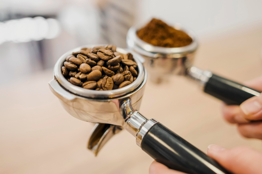 Cuillère amovible pour café à grain