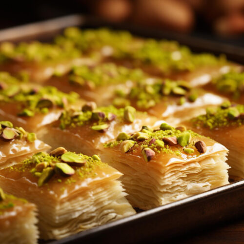 Baklava dessert sucré