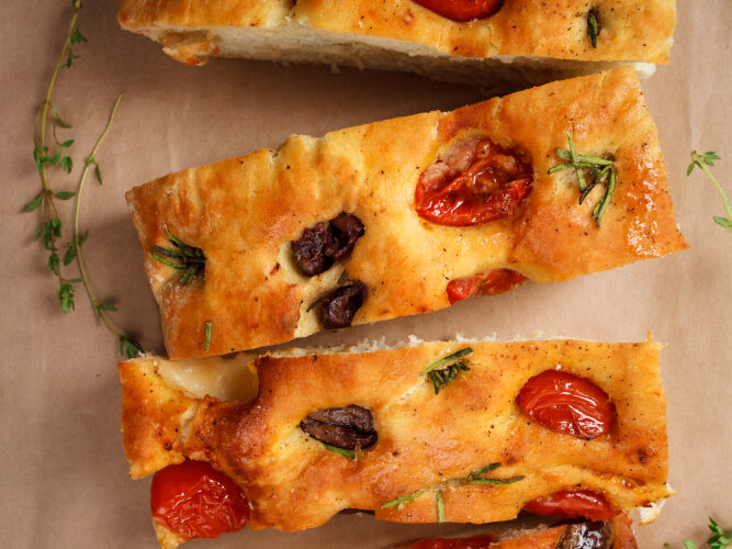 Focaccia Italienne Traditionnelle