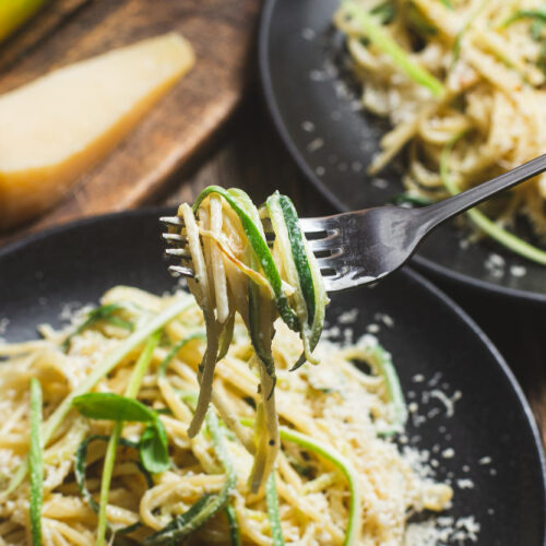 Spaghetti Courgettes