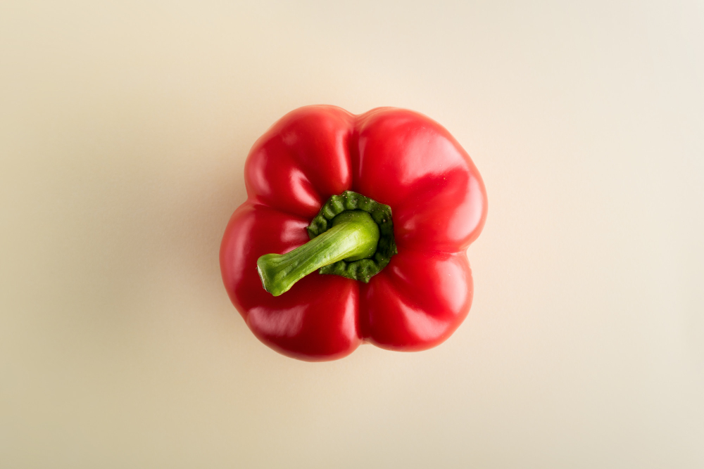 un povron rouge capsicum