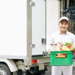 Quelles sont les étapes pour organiser la livraison de produits alimentaires par transporteur ?