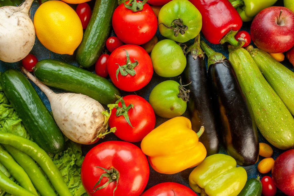 Assortiment de légumes frais
