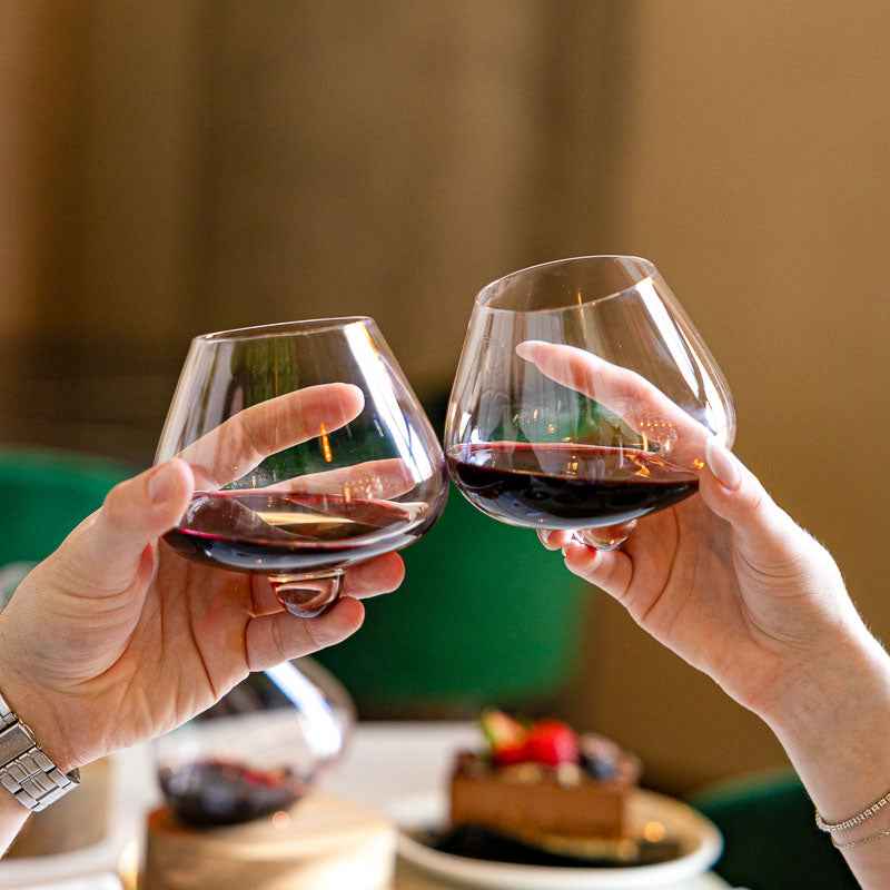 Exemple de verres à vin de la collection Aequilibrium d'Audacem